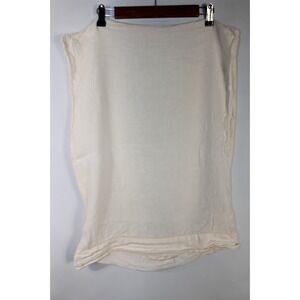 The Citizenry Bone White/Ivory Standard French Linen One Pillowcase